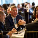 Sean Moran of the Bermuda Business Development Agency at Table Talks