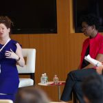 Meredith Jones of AON Hewitt on the Responsible Investing panel.