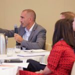 Ringmaster Anthony Gordon of Gordon Family Office during Deal Ring.